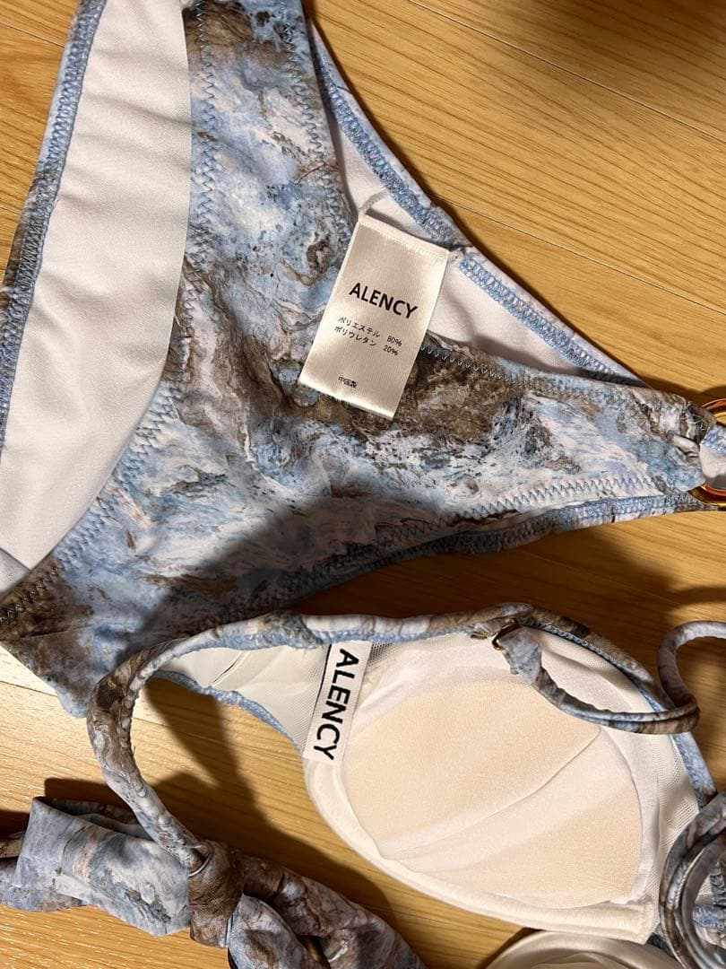 ALENCY アレンシー　Vバンドゥビキニ　大理石