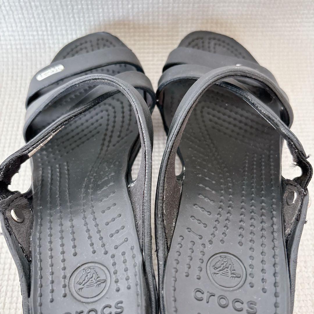 【美品】廃盤品！クロックス サイプラス W6 ブラック