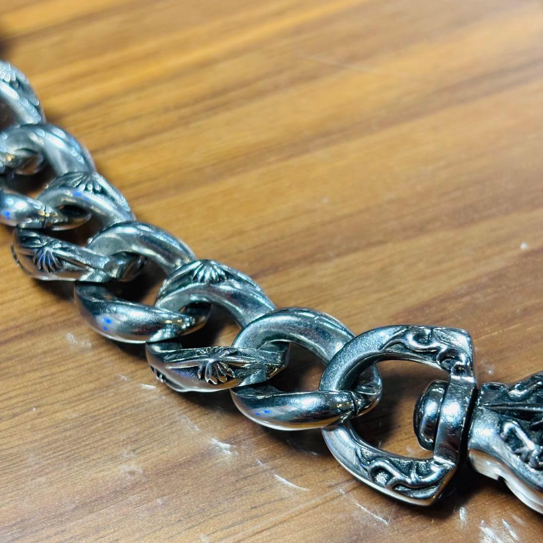 SAAD ウォレットチェーン　SUS 316L 財布チェーン　太陽神