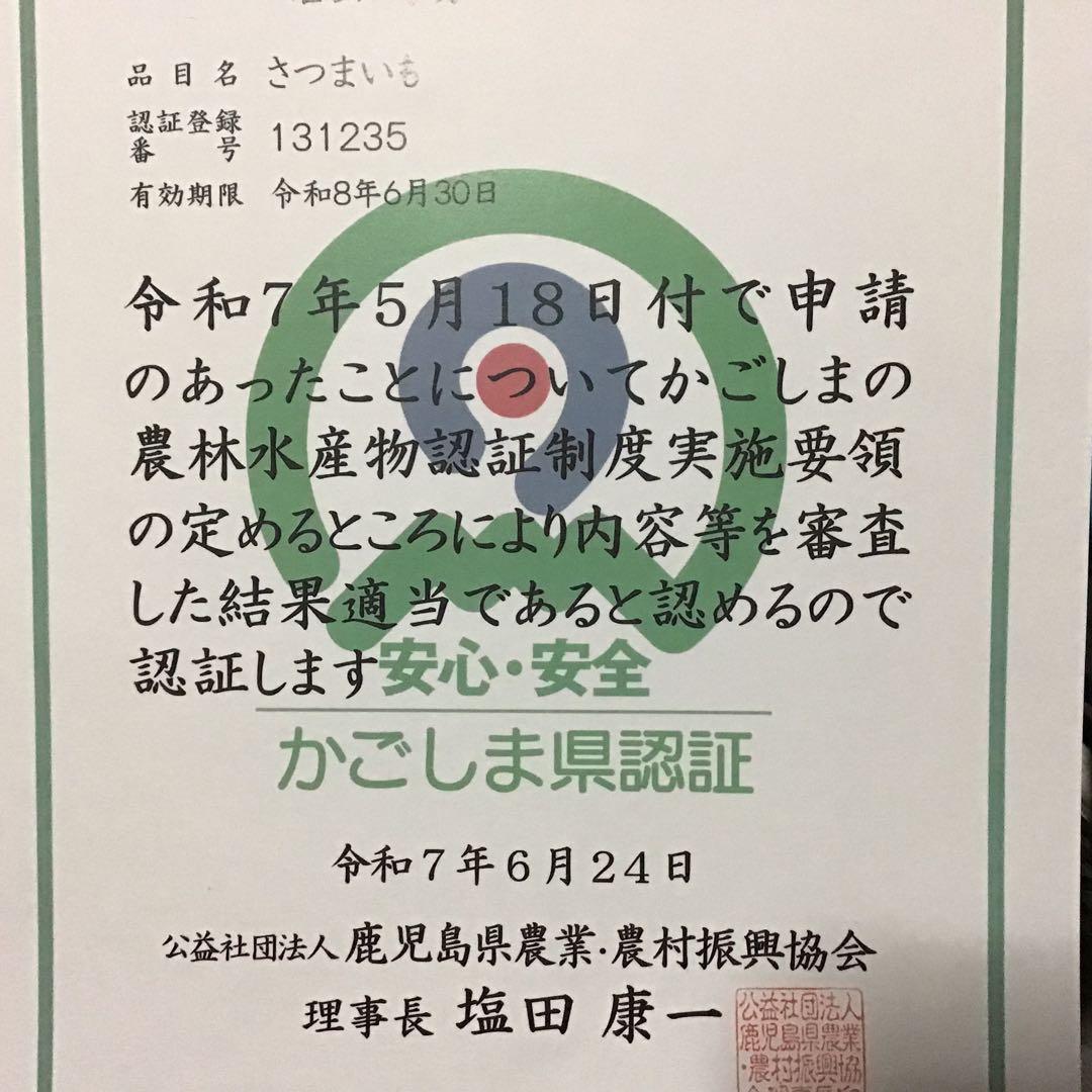 本場種子島産安納芋　Lサイズ20kgさつまいも王道 超希少です　#0