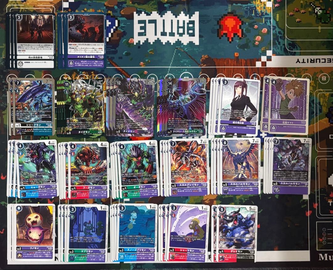 タイタモン　スカルバルキモンデッキ　デッキ　デッキパーツ　デジカ　デジモンカード