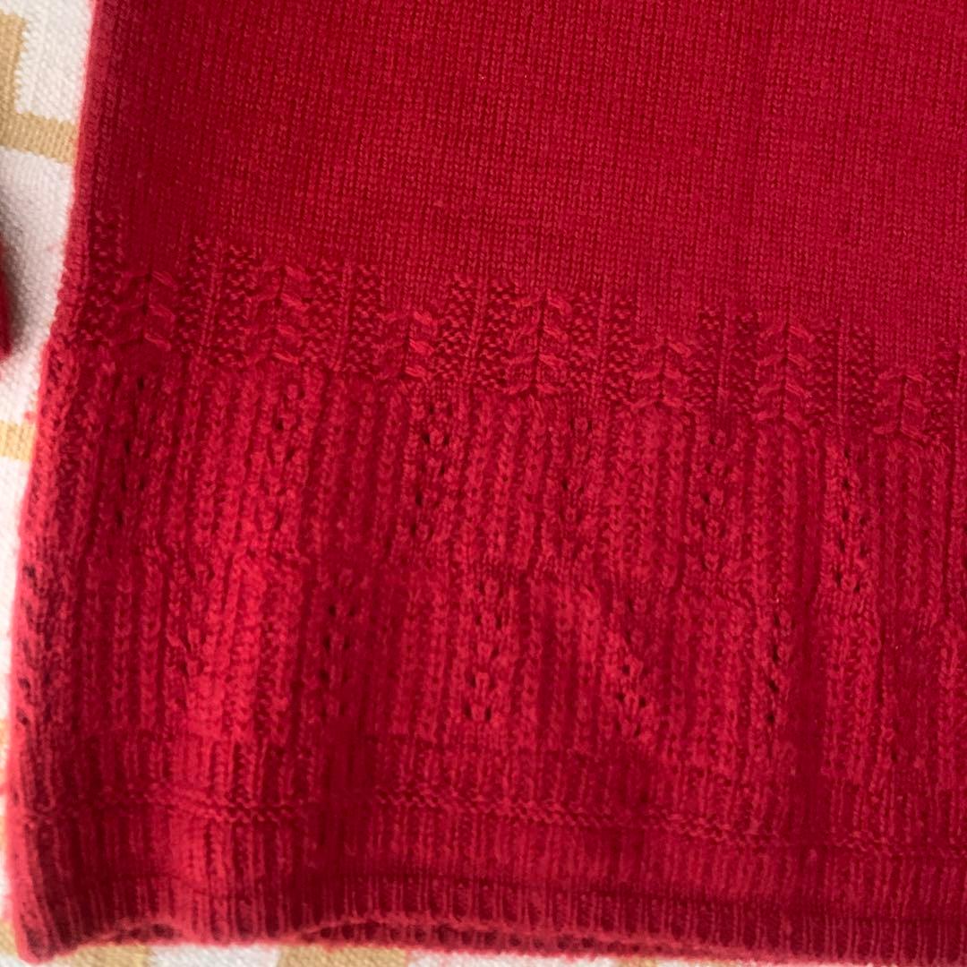 コムデギャルソン　オム★ニット★赤
