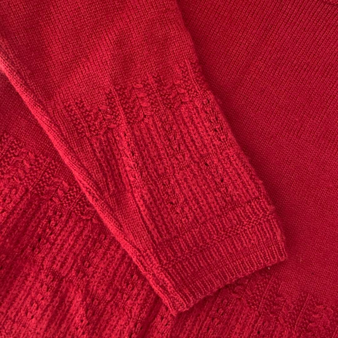 コムデギャルソン　オム★ニット★赤