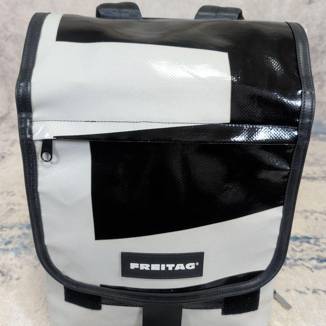 美品 フライターグ F133 BONANZA リュック 白 黒 廃盤品