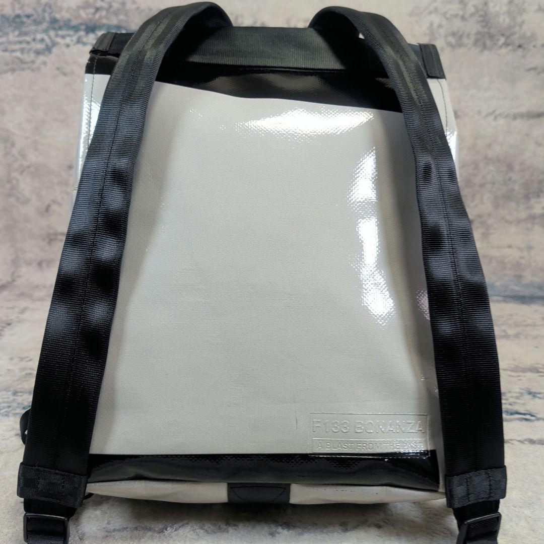 美品 フライターグ F133 BONANZA リュック 白 黒 廃盤品