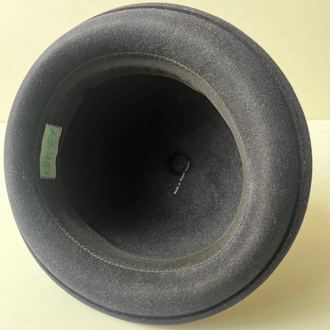 【試着のみ】ノックの帽子屋 ボーラーハット 一点モノ