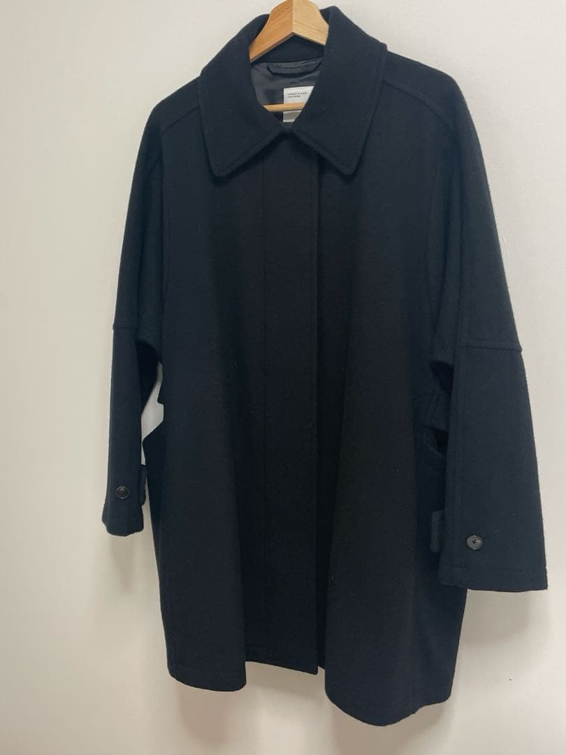 北欧暮らしの道具店バックベルトのウールコート / foufouコラボ