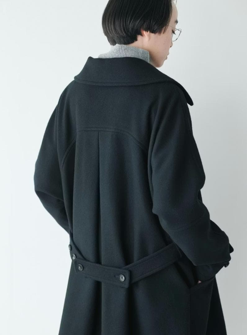 北欧暮らしの道具店バックベルトのウールコート / foufouコラボ