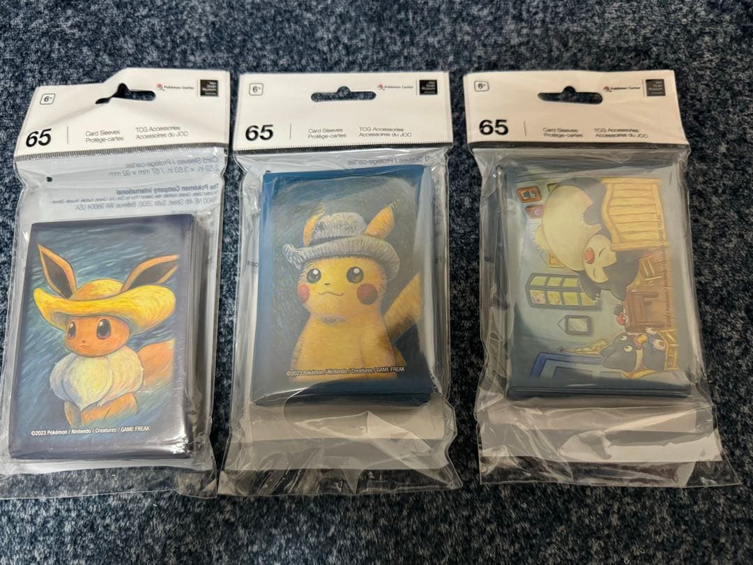 ポケモン　ゴッホ　デッキシールド　3個セット