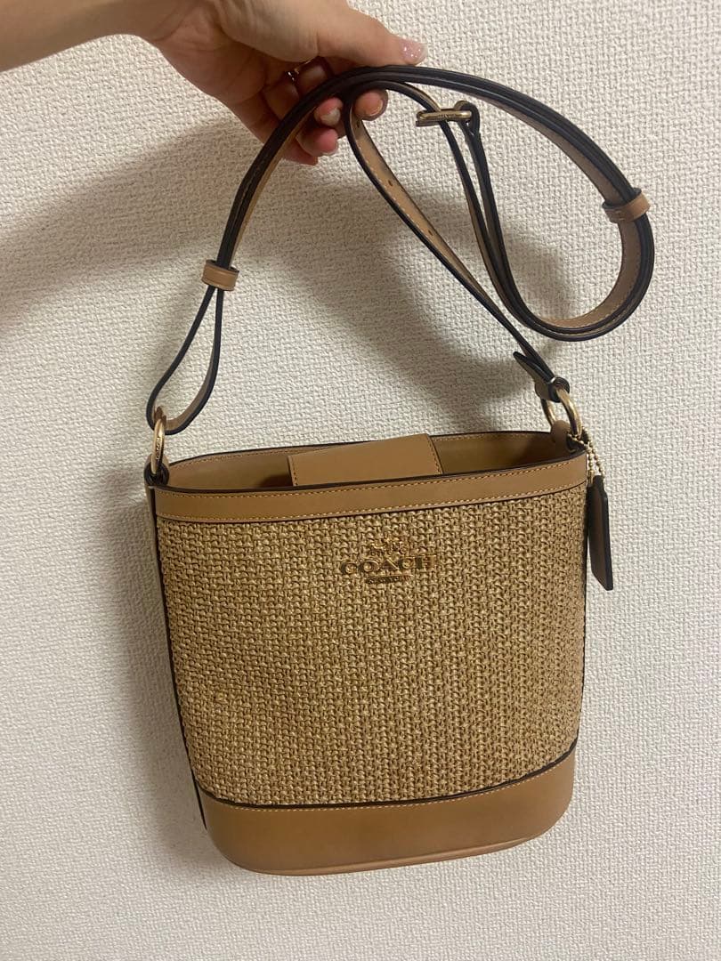 COACH ショルダーバッグ　かごバッグ