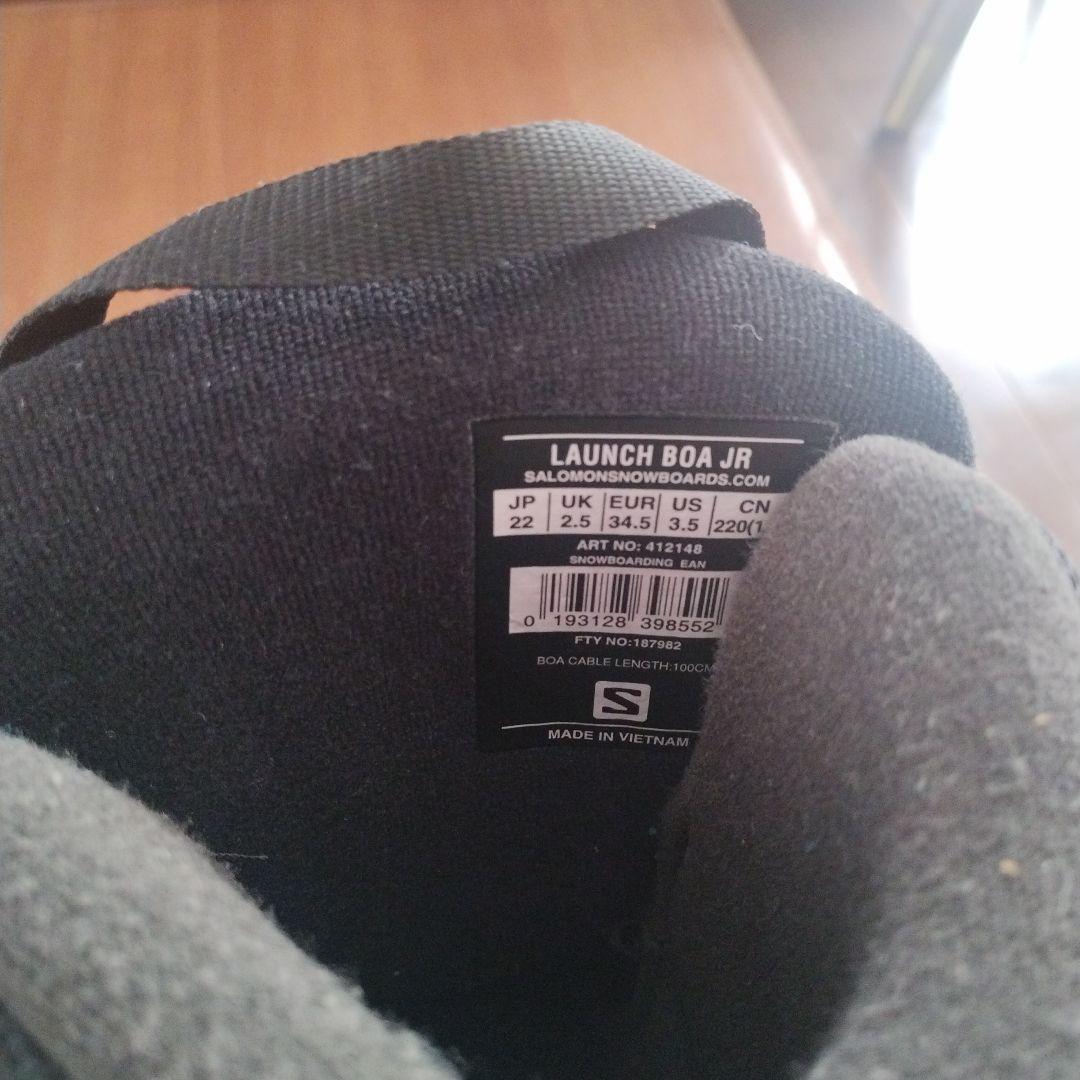 Salomon launch JR 22cm スノーボード ブーツ ジュニア