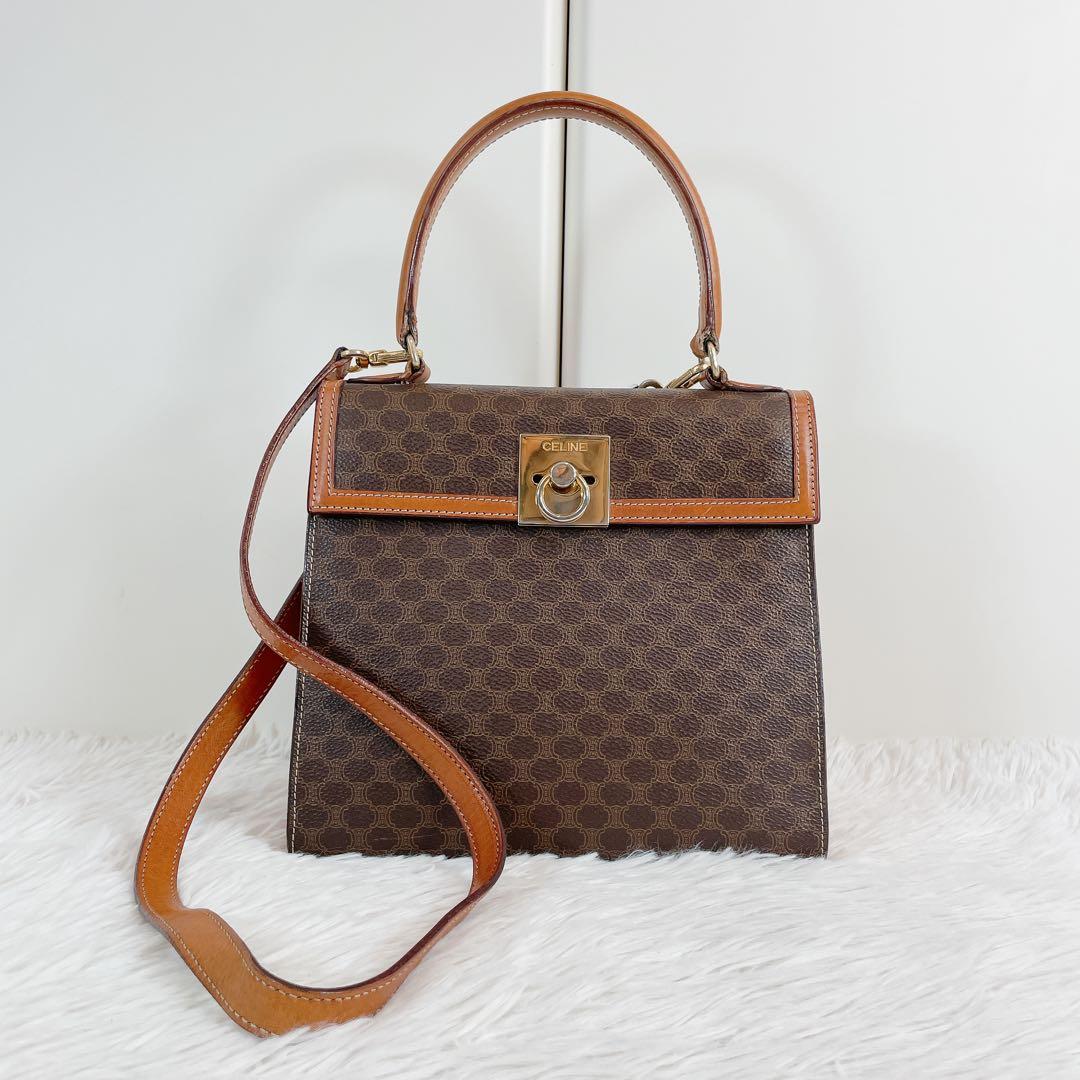 CELINE セリーヌ 2way ハンドバッグ　ショルダーバッグ　ヴィンテージ