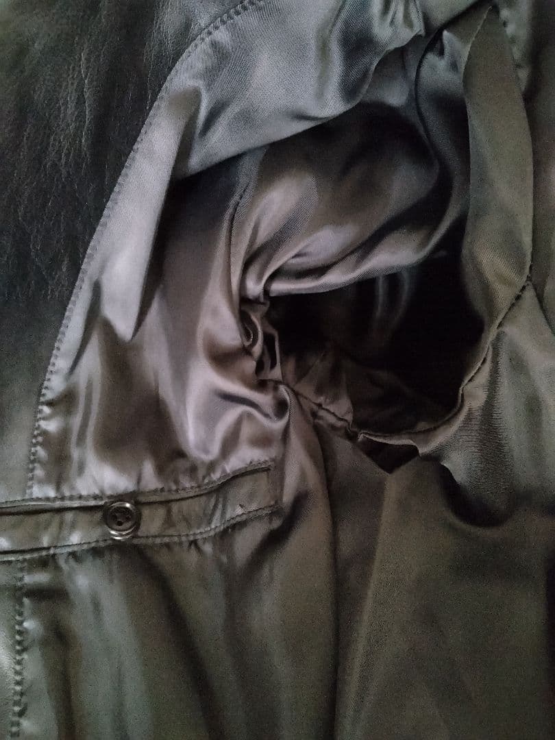 MEN'S BIGI レザーテーラードジャケット