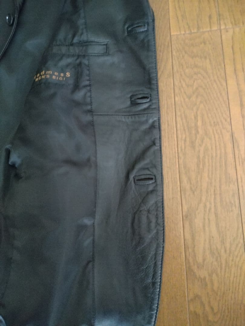 MEN'S BIGI レザーテーラードジャケット