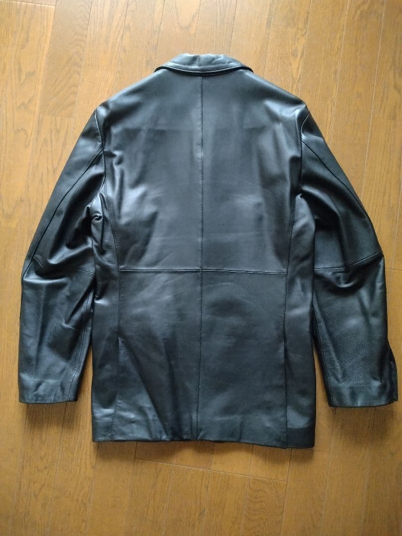 MEN'S BIGI レザーテーラードジャケット