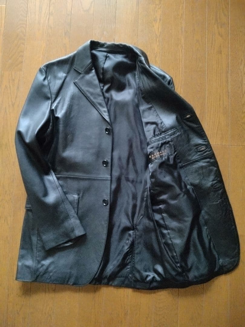 MEN'S BIGI レザーテーラードジャケット