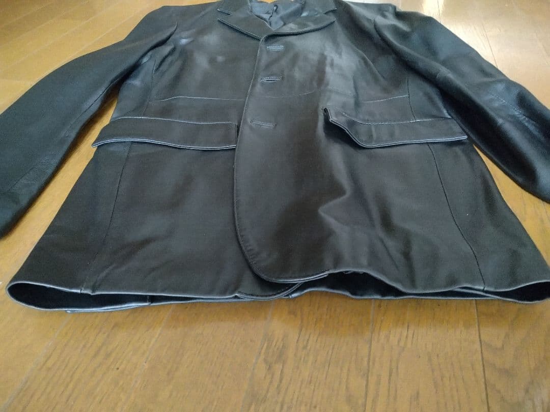 MEN'S BIGI レザーテーラードジャケット