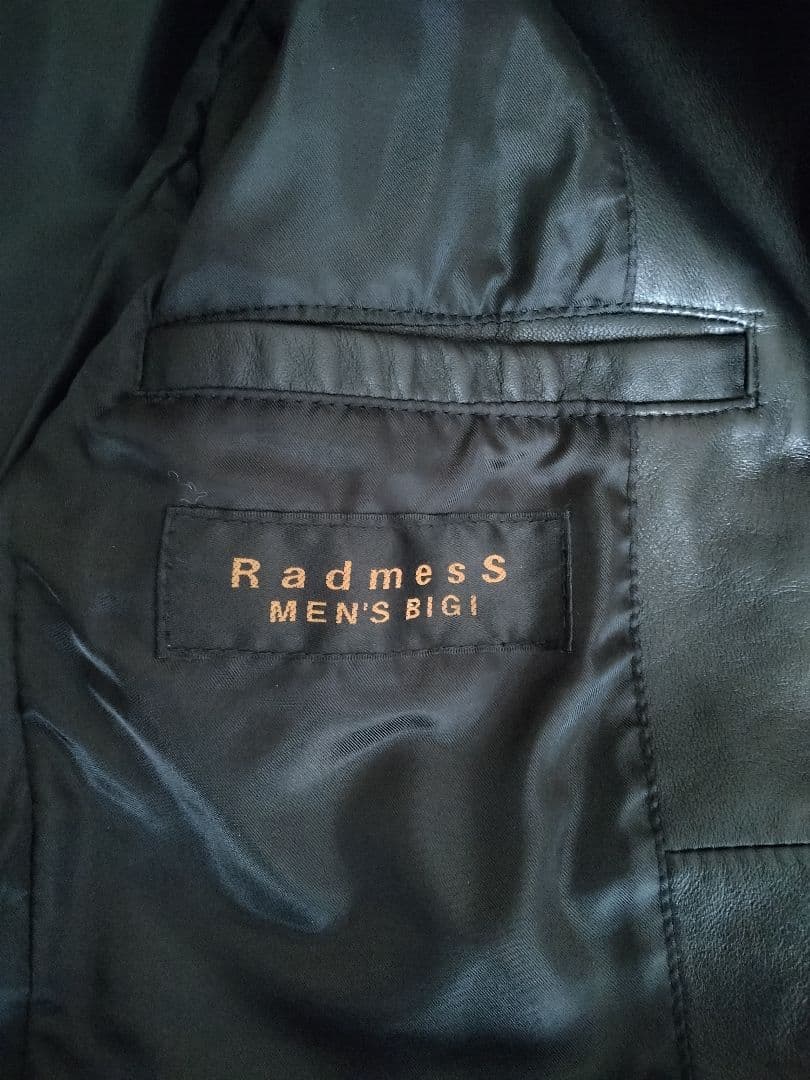 MEN'S BIGI レザーテーラードジャケット