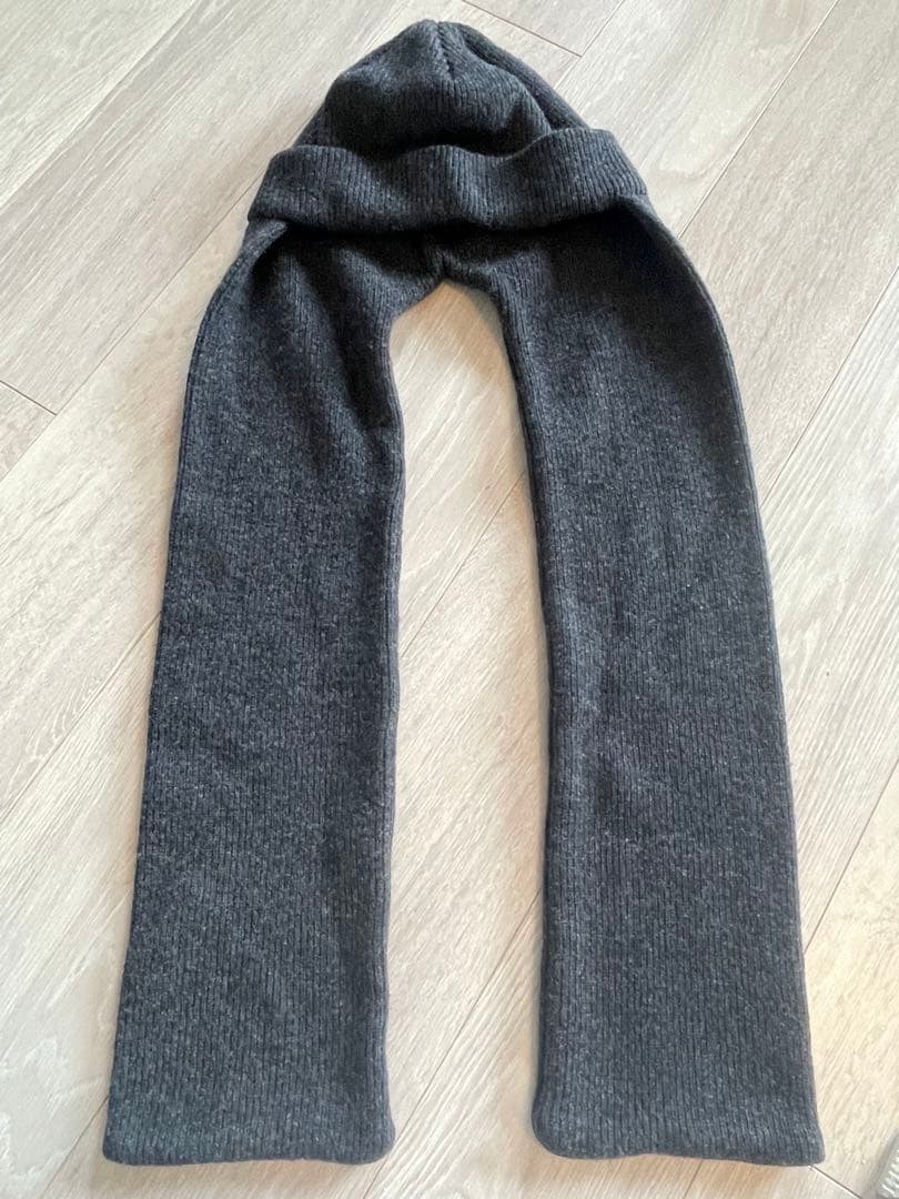 【美品】CLANE MUFFLER KNIT CAP マフラーニットキャップ