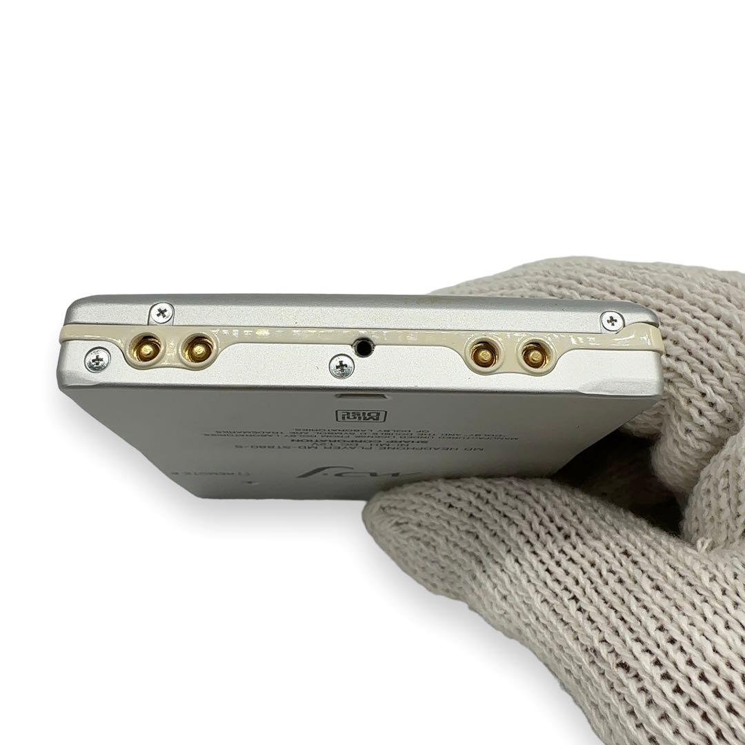 美品 動作品 SHARP シャープ MD-ST880 ポータブルMDプレイヤー
