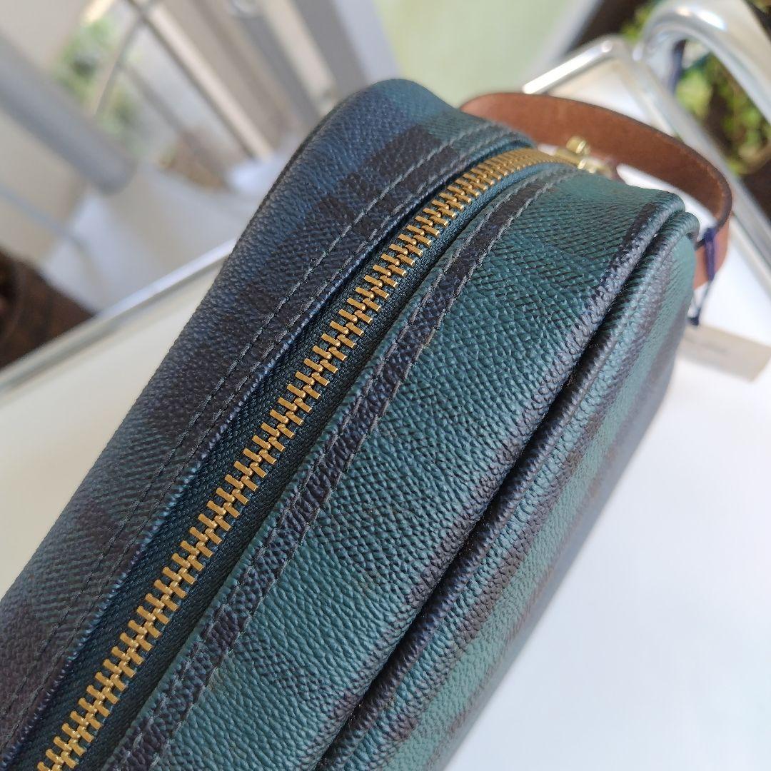 未使用タグ付き美品です！正規品ポロラルフローレン チェック クラッチバッグ