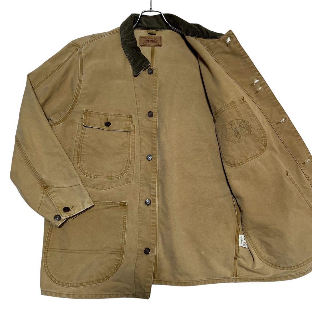 USA製 リーバイス ワークジャケットM相当38 ベージュ 90s 70742