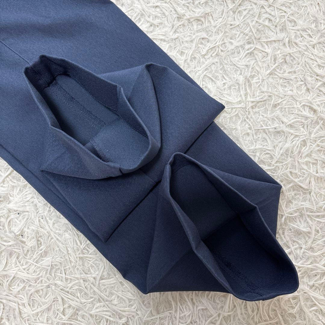 未使用級★ EDIFICE 洗えるセットアップ　ネイビースーツ　2B M ベント