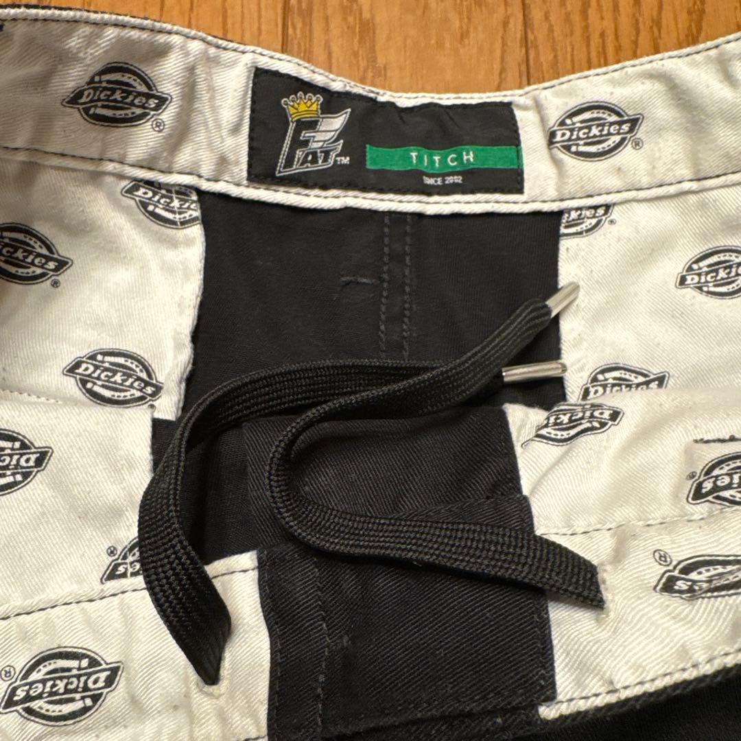 美品 FAT × Dickies TUFFIES コラボ パンツ TITCH 黒