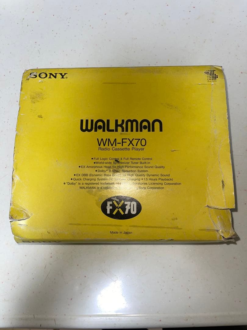 SONY WM-FX70 カセットプレーヤー