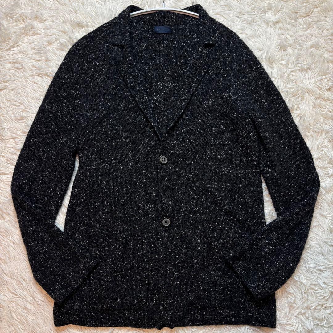 (美品) ランバン カシミヤ100% ニット テーラードジャケット