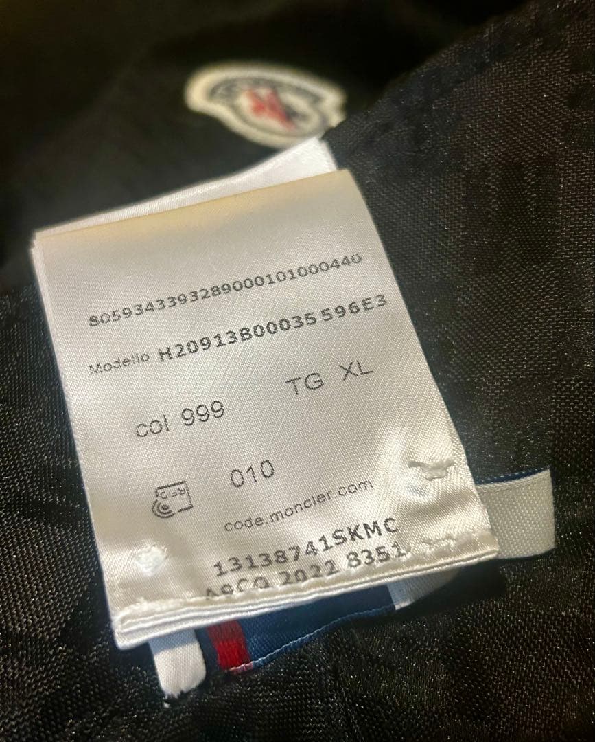 値下げ‼️試着のみ　モンクレール　バケットハット　美品