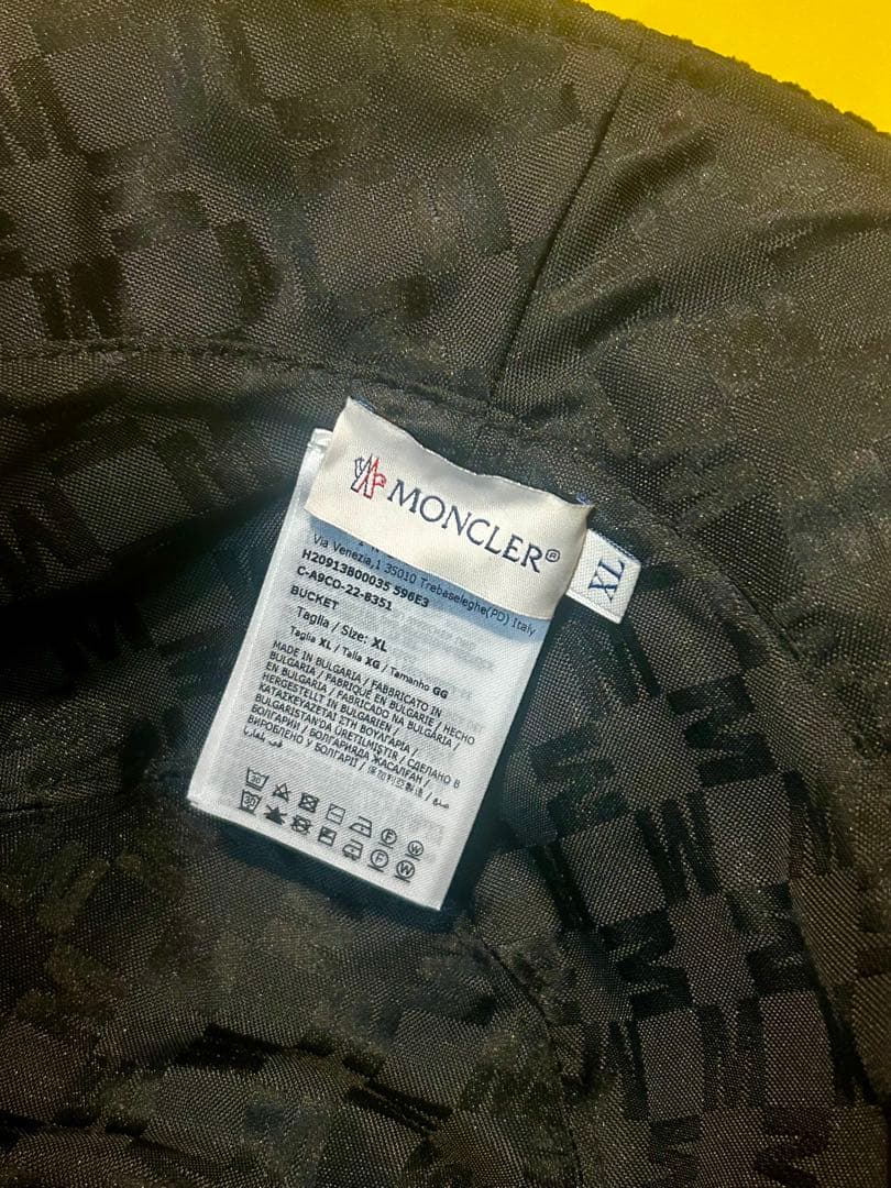 値下げ‼️試着のみ　モンクレール　バケットハット　美品