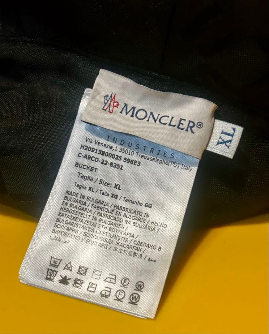 値下げ‼️試着のみ　モンクレール　バケットハット　美品