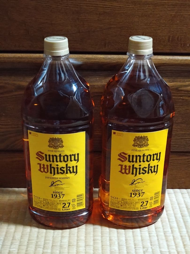 サントリー角瓶ウィスキー　2.7リットル2本セット