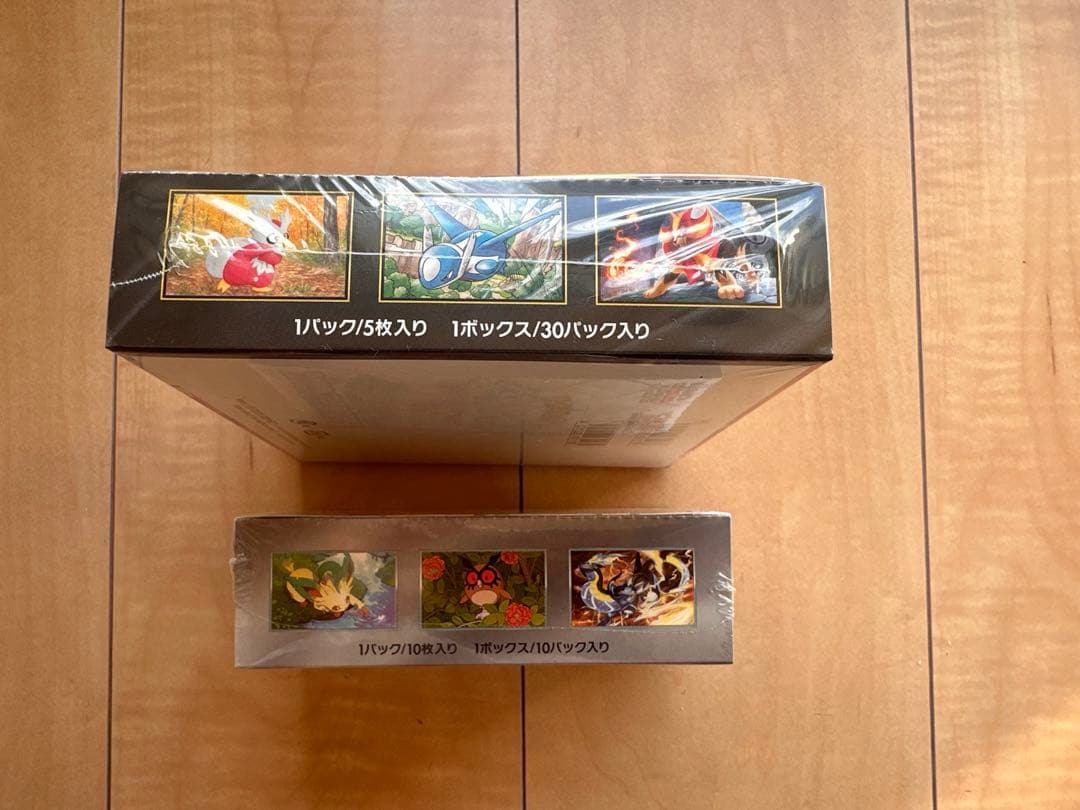 ポケモンカード メガシンフォニア＆テラスタルフェスex 各1BOX 新品