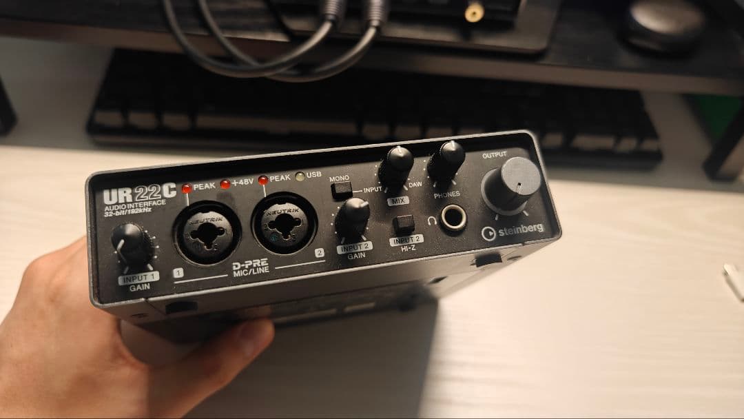 Yamaha Steinberg UR22C オーディオインターフェイス