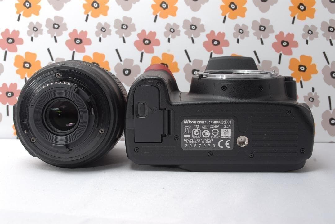 ❤Nikon D3000❤一眼レフカメラ❤ショット数1913回！❤撮影基本セット