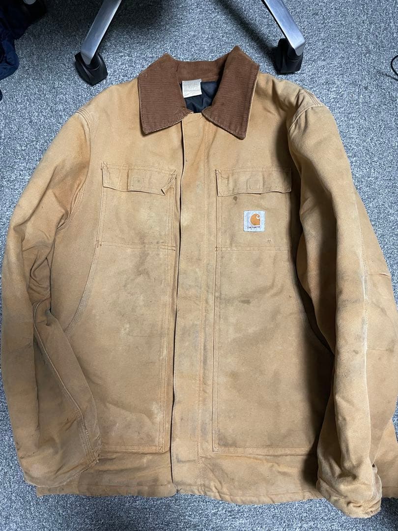 希少サイズ 80s Carhartt トラディショナル カーハート