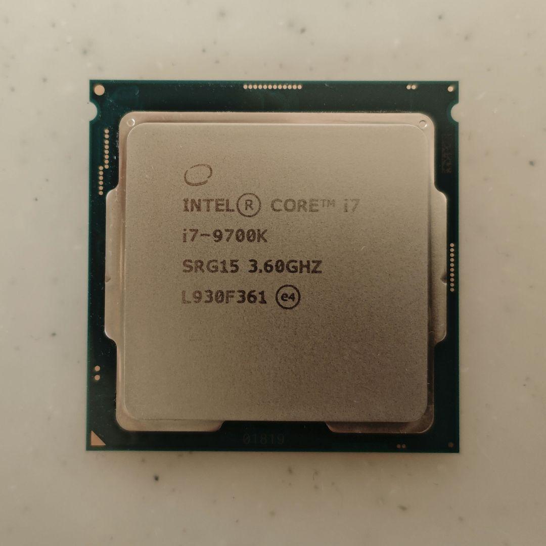CPU Intel Core i7-9700K CPU 3.60GHz