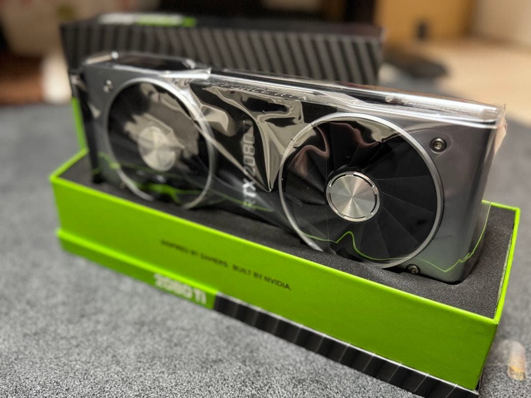 【極美品】NVIDIA RTX2080ti 使用5時間以内