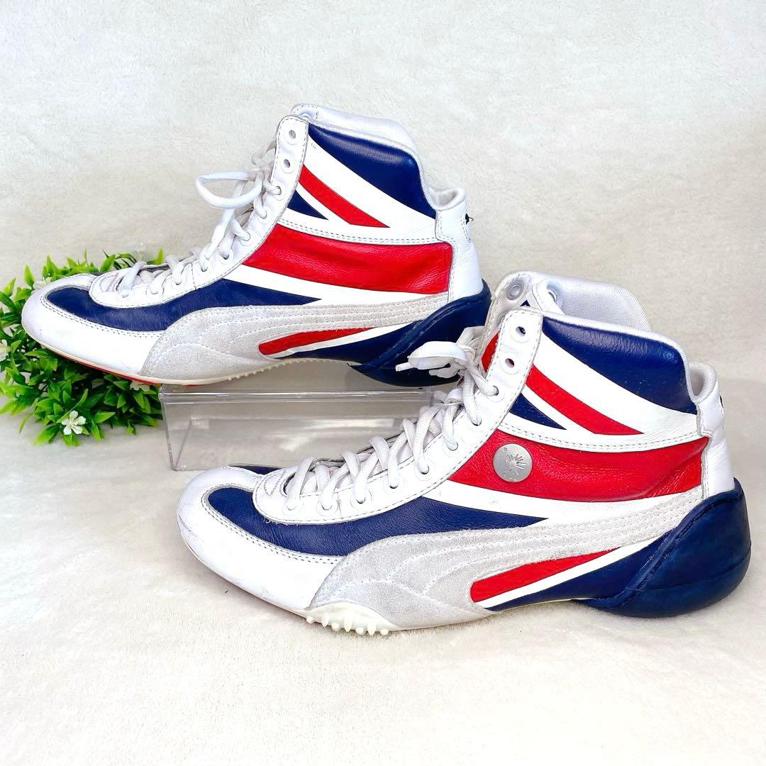 プーマ　ミハラヤスヒロ　ユニオンジャック スエードレザー ハイカットスニーカー