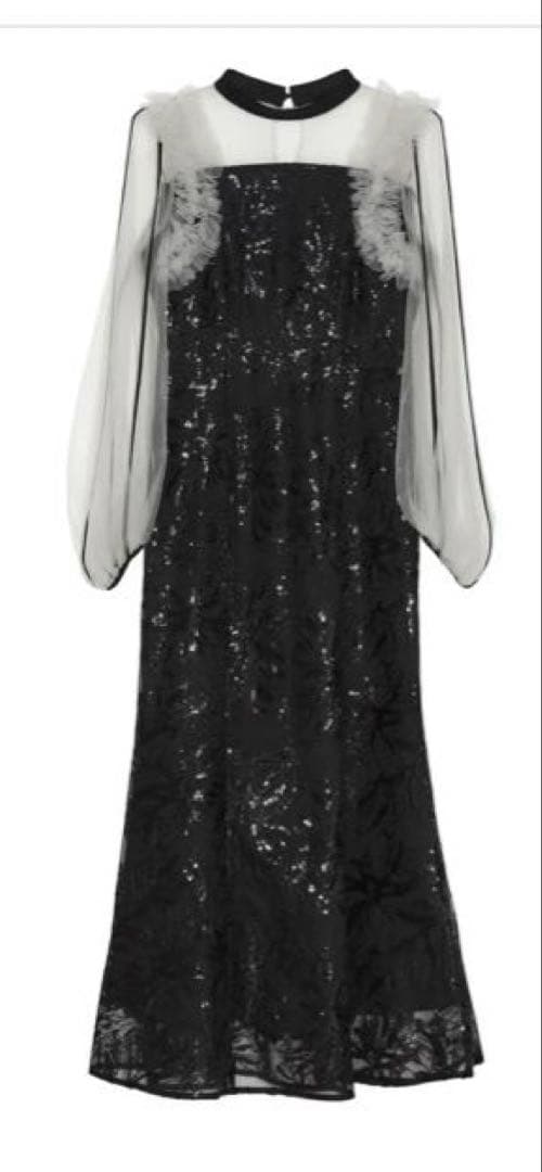 LEJA マーメイドワンピースドレス 黒 Sサイズ