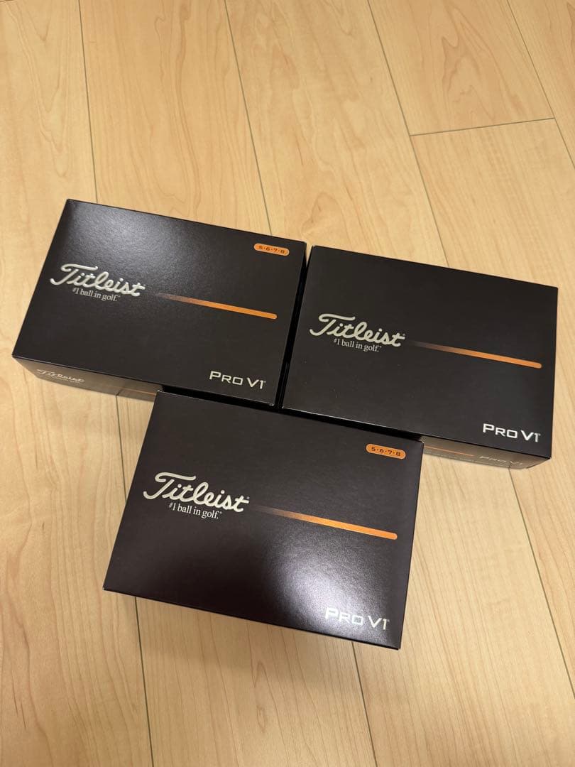 【最新】2025年モデルTitleist Pro V1 ゴルフボール【3ダース】