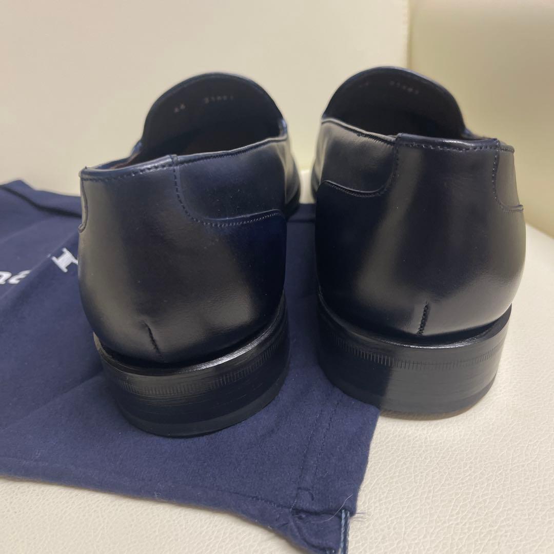 madraas ネイビー タッセル ドレスシューズ