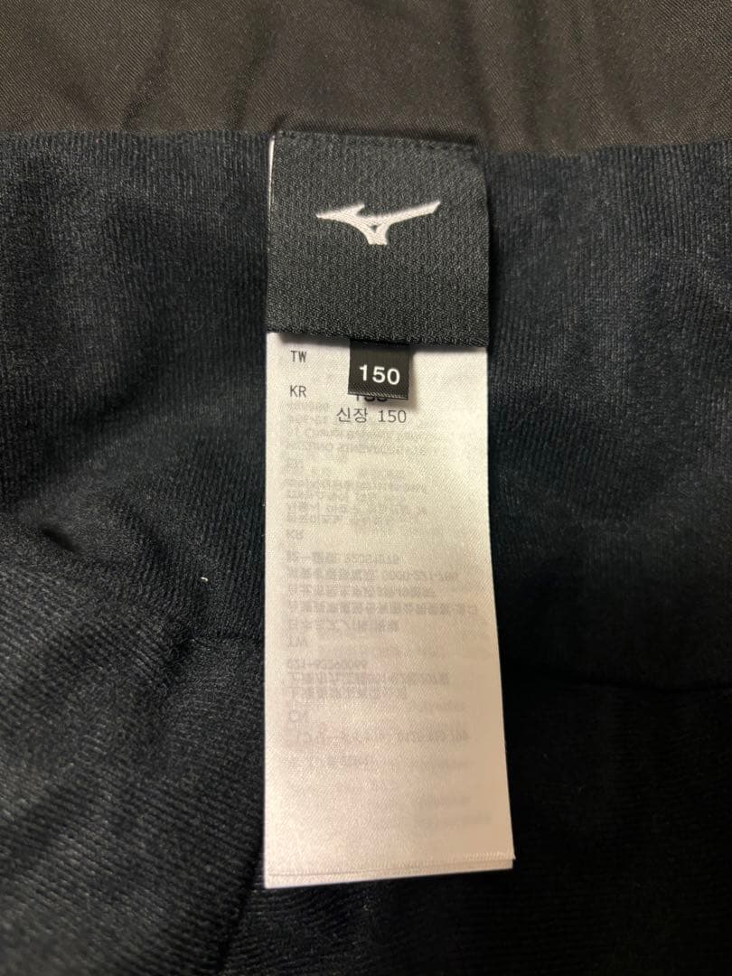 【週末価格】MIZUNO スキーパンツ 下のみ 150ブラック サイドジップ