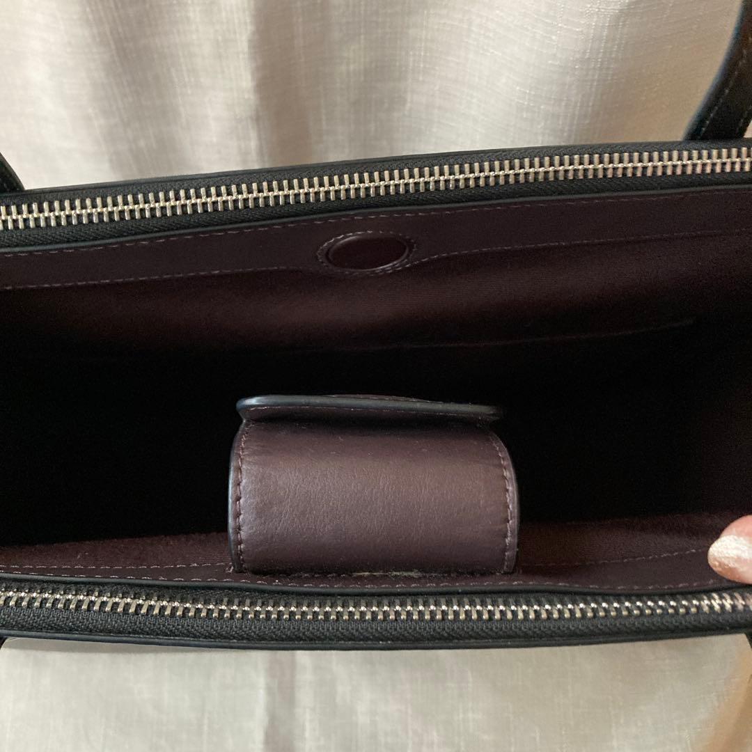 COACH ダークブラウン ビジネスバッグ