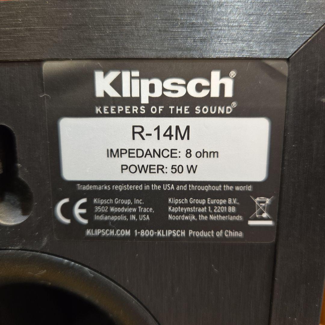 Klipsch R-14M モニタースピーカー ペア ブックシェルフ型