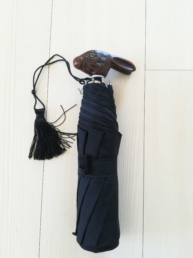 ★新価格★ Guy de jean 折り畳み傘 雨/日傘兼用：ウサギ