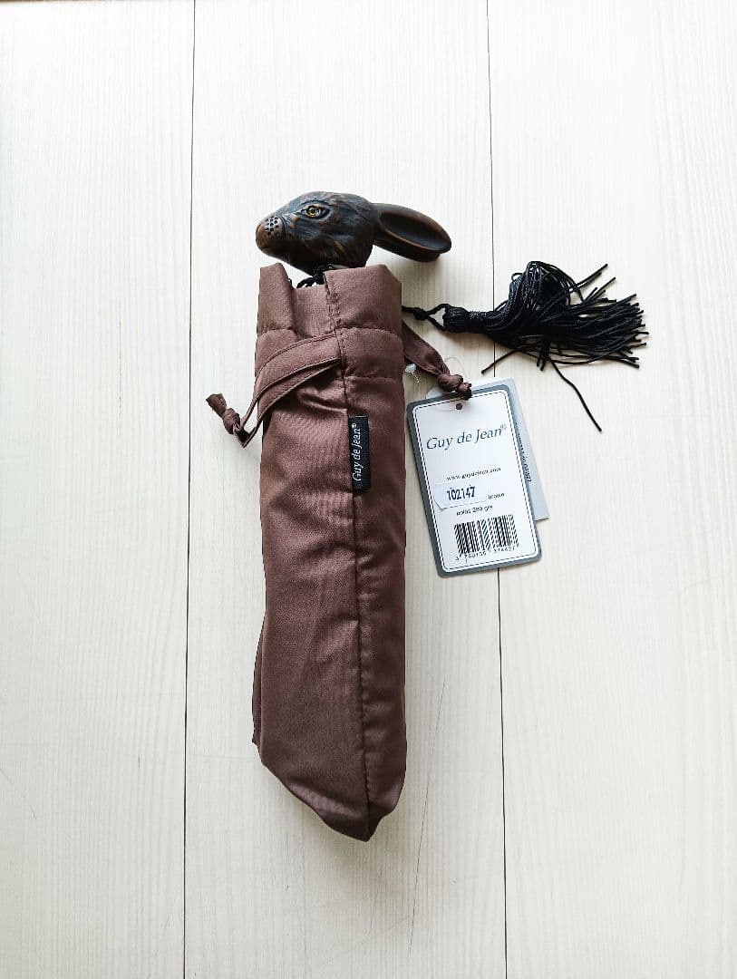 ★新価格★ Guy de jean 折り畳み傘 雨/日傘兼用：ウサギ