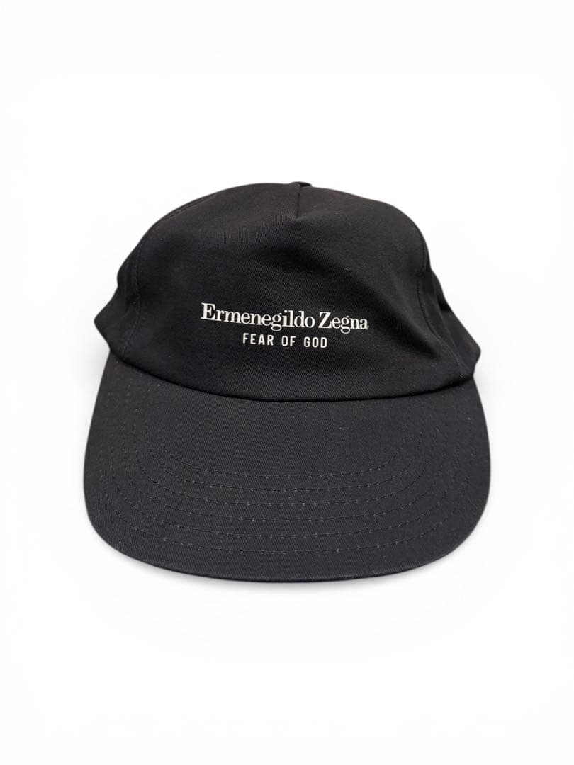 ZEGNA×FEAR OF GOD ロゴキャップ 黒